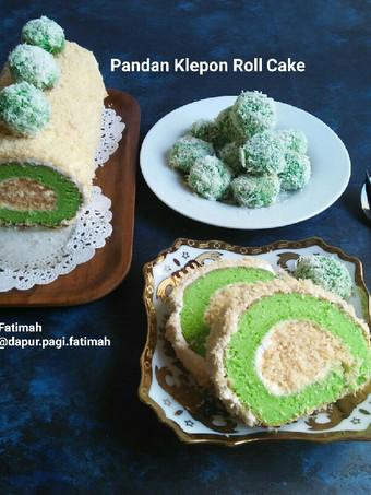 Resep Pandan Klepon Roll Cake, Menggugah Selera