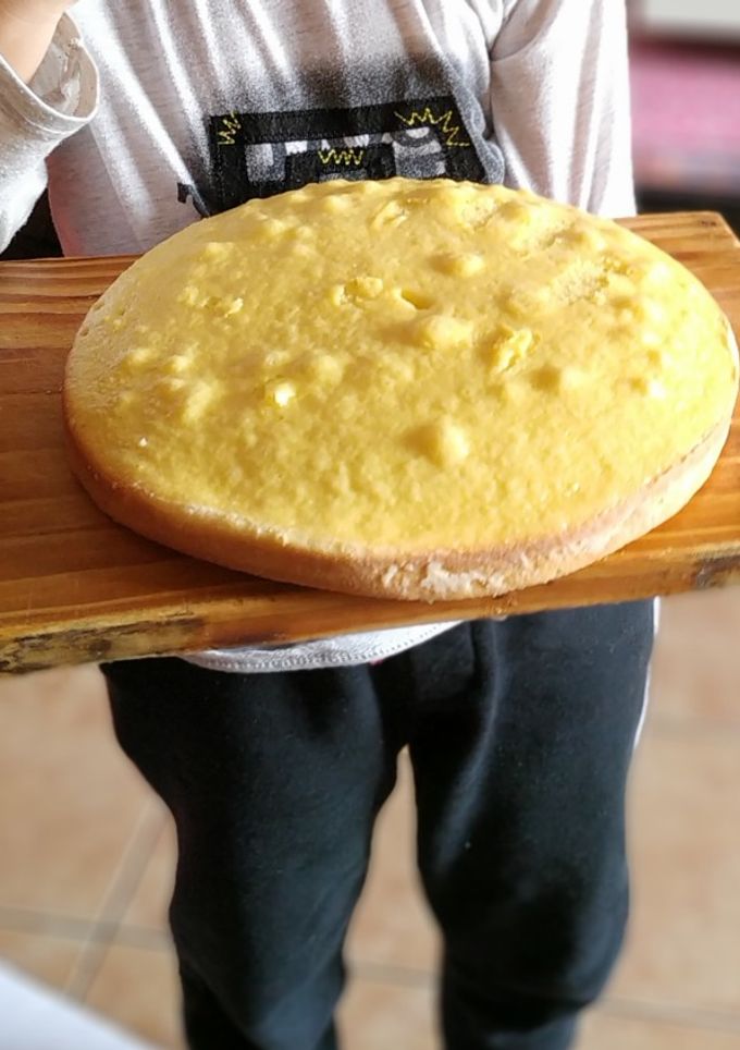 Una foto de Torta de mandarina express y facilísima!!