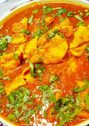 A picture of Egg Omelette Curry.