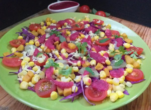 Una foto de Ensalada de temporada tipo ceviche