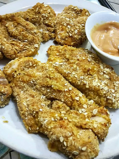 Una foto de Pechugas de Pollo con panco y avena