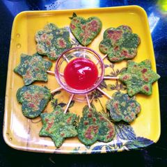 A picture of Healthy palak bites.
