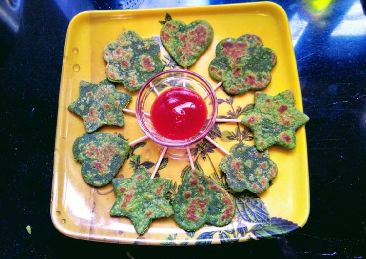 Healthy palak bites