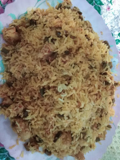 عکسی از دستور لوبیا پلو