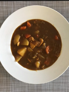 Una foto de Curry japonés