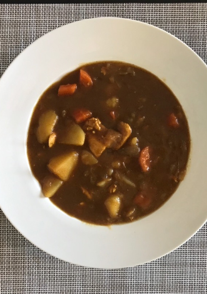 Una foto de Curry japonés