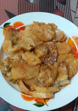 صورة لوصفة غراتان بطاطا في الطنجرة