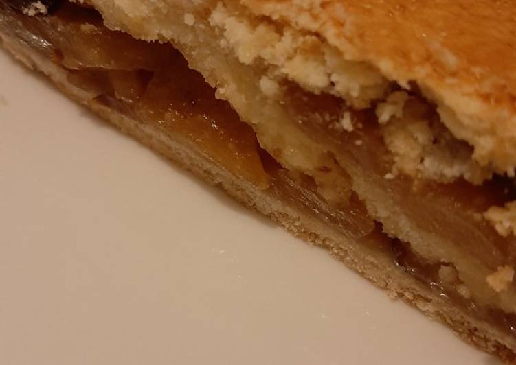 Strudel di pastafrolla glutenfree con mele caramellate