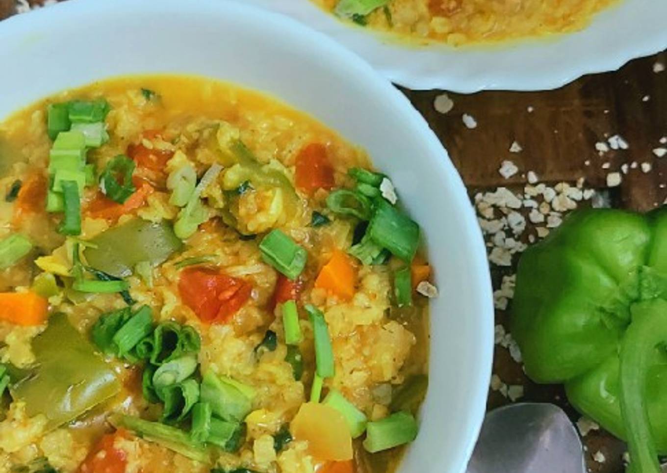 Veggie loaded Masala Oats