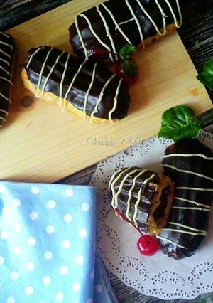 Foto resep Eclairs chocolate vla