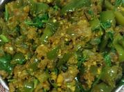 A picture of brinjal sabzi