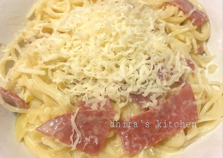 Resep Spaghetti Carbonara oleh dhira westiartika - Cookpad Resep Spaghetti Carbonara oleh dhira westiartika - Cookpad