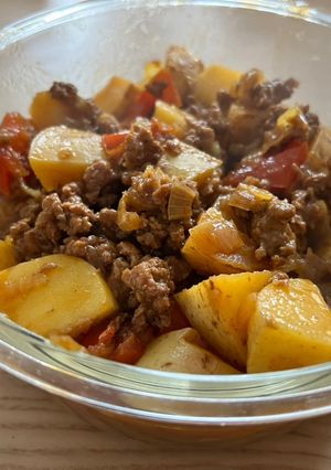 Foto resep Semur kentang daging giling dengan kecap inggris, ENAK!