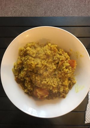 A picture of Spiced Beef Pilaf.