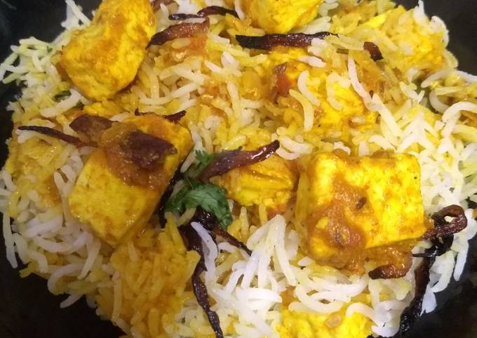 Paneer biryani