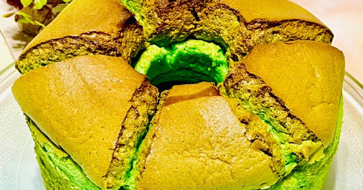 Resep 325. Pandan Chiffon Cake lembut seperti kapas oleh Juliana