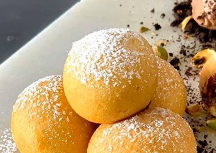 Buñuelos de trufa al ron
