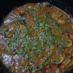 A picture of Mushroom masala.