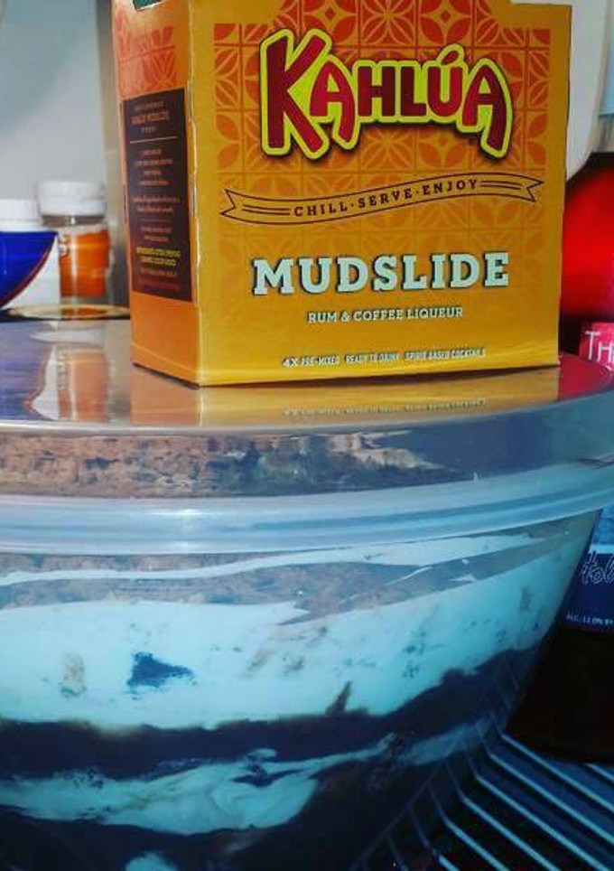 A picture of Kahlua Mudslide Trifle.