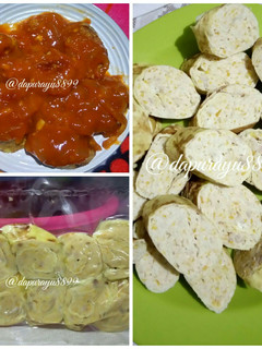 Foto resep Rolade ayam siram saus asam manis