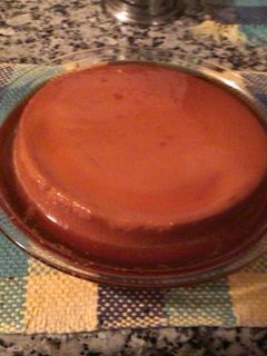 Una foto de Flan napolitano