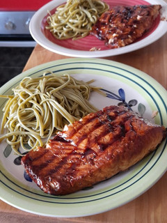 Una foto de Salmon Unagi