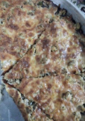 عکسی از دستور پیتزا گوشت