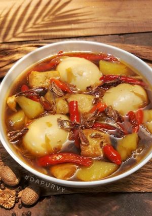 Foto resep Semur Telur Kuah Bumbu Iris