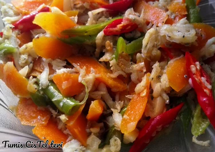 Cara mudah memasak Tumis CisTel teri yang Enak Banget