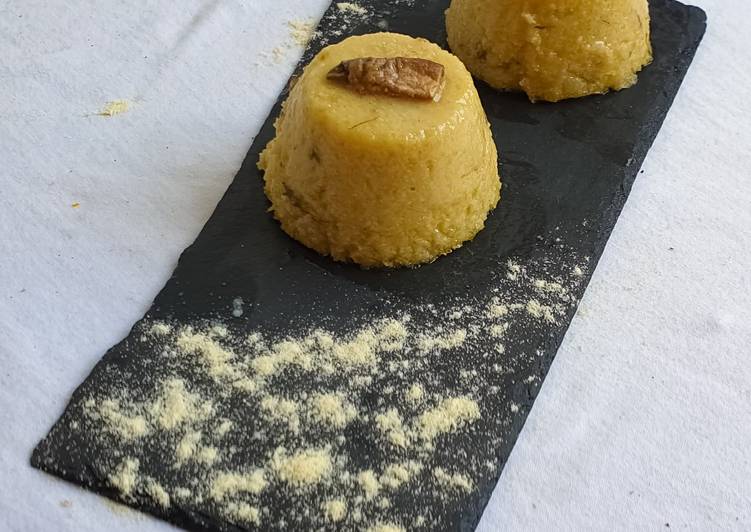 Sformatini di polenta ai porcini, tartufo e formaggio