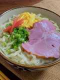Okinawa Soba with Smoked Ham