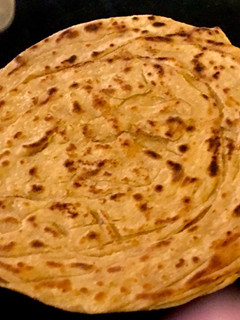 A picture of Whole wheat laccha paratha.