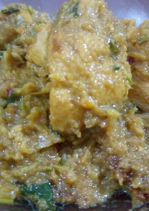 A picture of Shaljam gosht.