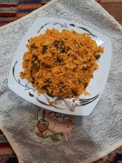 عکسی از دستور لوبیا پلو