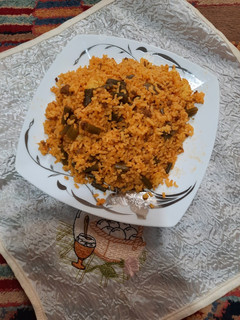 عکسی از دستور لوبیا پلو