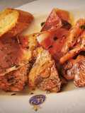 Rovellons  salteados con  Jamón  ibérico