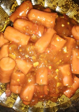 Foto resep Sosis sapi pedas manis tanpa bawang bombay 😥