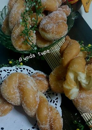 Foto resep Donat kepang / putar