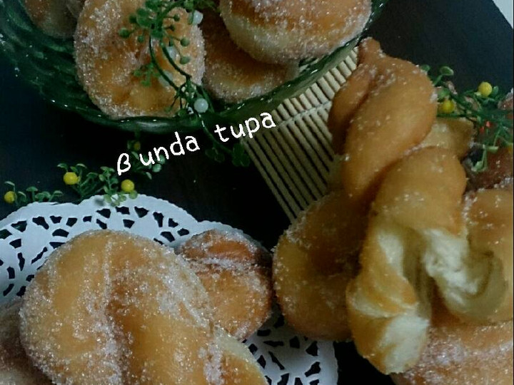 Langkah Mudah untuk Menyiapkan Donat kepang / putar, Lezat