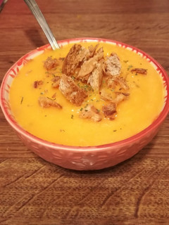 Una foto de Puré de calabaza al horno