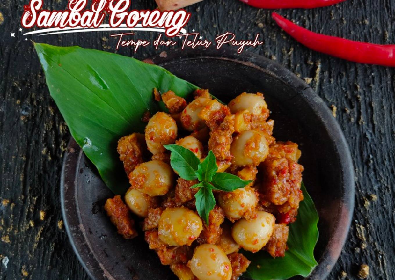 Sambal Goreng Tempe dan Telur Puyuh