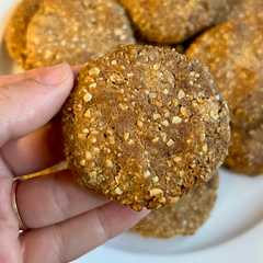 Печиво з бананом та арахісовою пастою-レシピのメイン写真