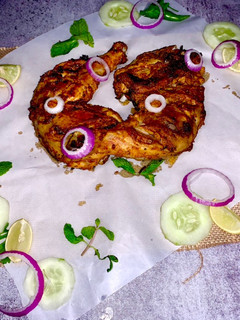 தந்தூரி சிக்கன் (Tandoori chicken recipe in tamil) செய்முறை முக்கிய புகைப்படம்