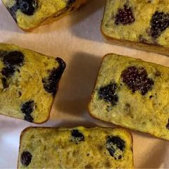 A picture of Vegan Blueberry Breakfast Bakes.
