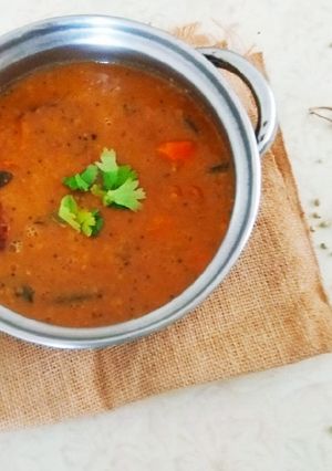 A picture of Udupi Sambar.