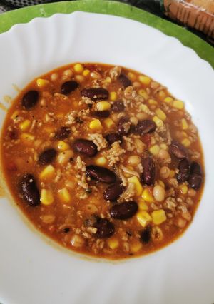 Chilis bab 🌶️ recept fotója