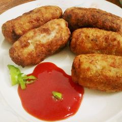 A picture of Creamy croquettes.