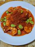 Udang Ala Restoran Padang Pagi Sore