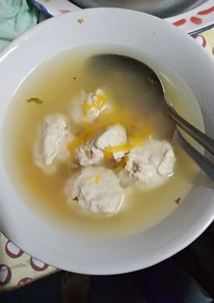 Foto resep Sup bakso ayam tempe MPASI