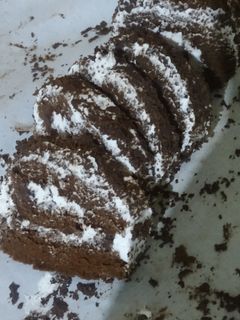 Foto resep Blackforest roll cake